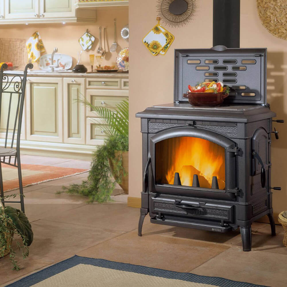 Estufa de leña Isotta con cerchi Evo 14,5kW